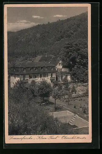 AK Oberschlottwitz, Gasthaus Klein-Tirol