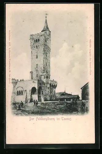 Relief-AK Feldberg im Taunus, Feldbergturm