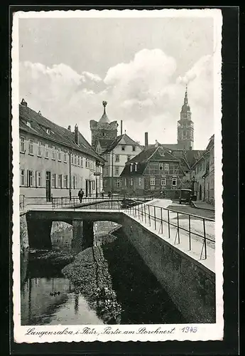 AK Langensalza i. Thür., Partie am Strochnest