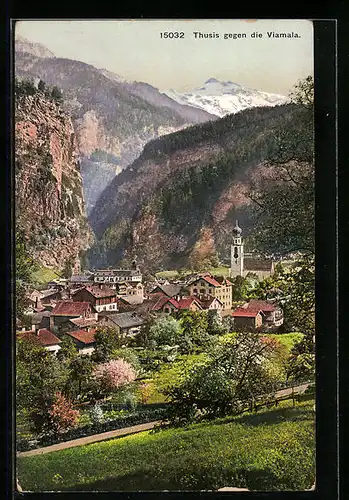 AK Thusis, Panorama mit Viamala