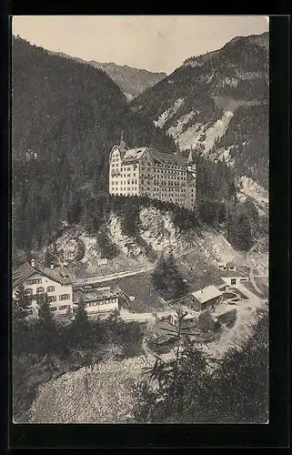 AK Val Sinestra, Blick auf das Kurhaus Val Sinestra