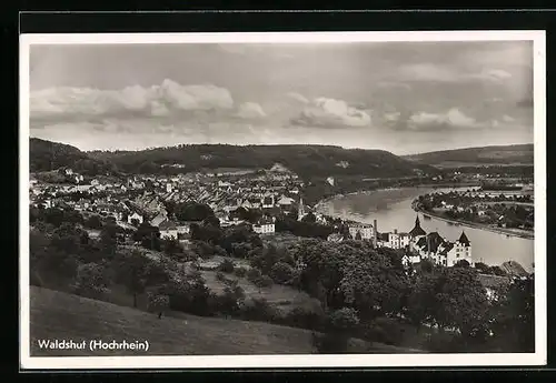 AK Waldshut /Hochrhein, Teilansicht