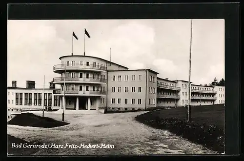 AK Bad Gernrode /Harz, Fritz-Heckert-Heim