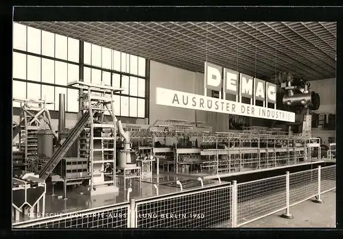 AK Berlin, Deutsche Industrie-Ausstellung 1960, Halle DEMAG