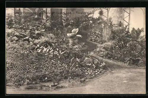 AK Gand, Exposition Universelle 1913, Floralies d'Eté