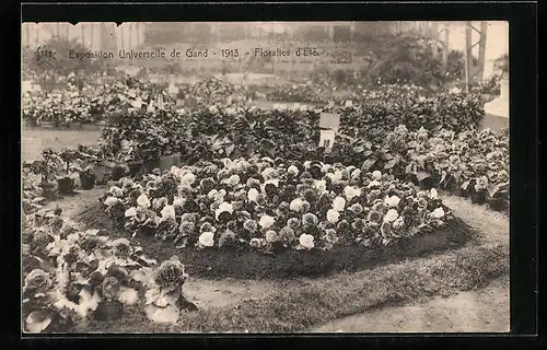 AK Gand, Exposition Universelle 1913, Floralies d'Eté