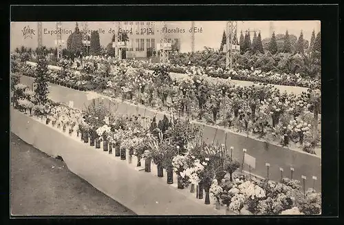 AK Gand, Exposition Universelle 1913, Floralies d'Eté