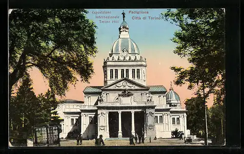 AK Torino, Esposizione Internazionale 1911, Padiglione Città di Torino