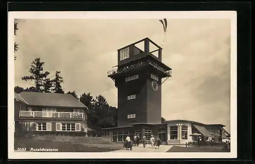 AK Bern, Schweizerische Ausstellung für Frauenarbeit 1928, Aussichtsturm