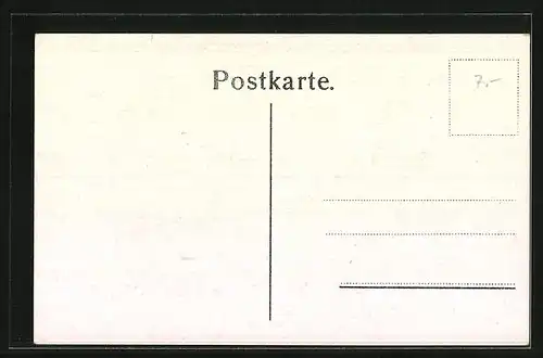 AK München, Ausstellung bemalter Wohnräume 1909, Küche in der bürgerlichen Wohnung