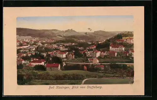 AK Bad Kissingen, Blick vom Staffelberg