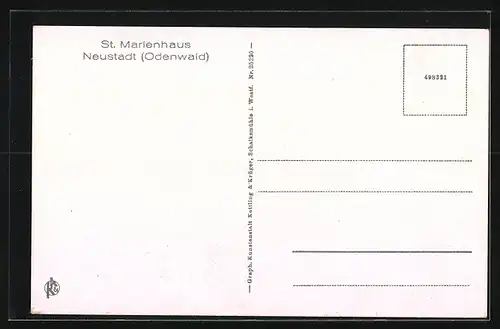 AK Neustadt / Odw., St. Marienhaus, Schwestern-Friedhof