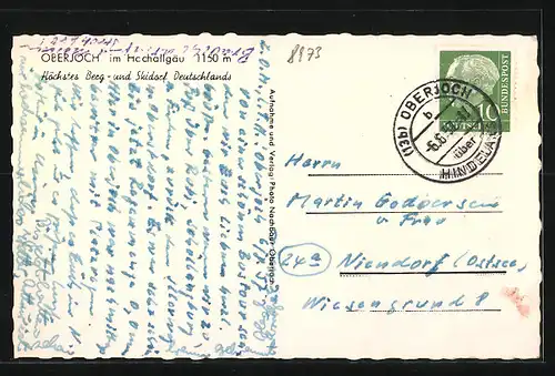 AK Oberjoch, Alpengasthof zum Löwen