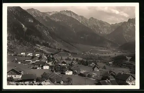 AK Hinterstein / Allgäu, Ortsansicht aus der Vogelschau