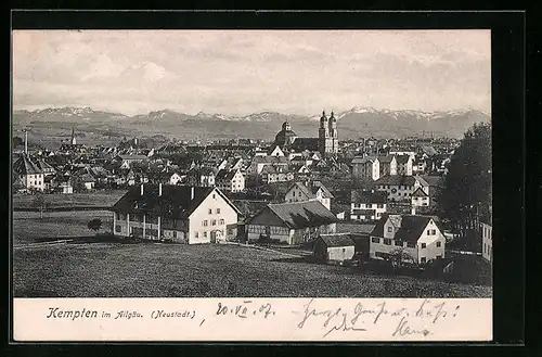 AK Kempten / Allgäu, Gesamtansicht