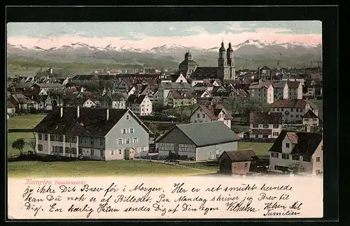 AK Kempten / Allgäu, Totalansicht