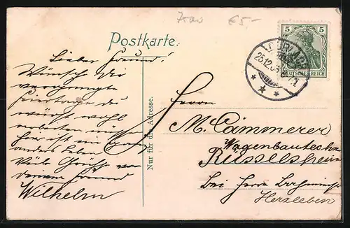 AK Durlach, Blick zum Turmberg