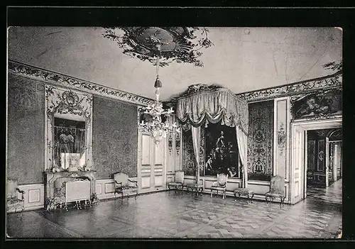 AK Ansbach, Königliches Schloss, Audienzzimmer der Markgräfin