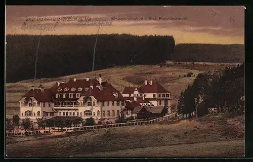 AK Bad Dürrheim, Kindersolbad des bad. Frauenvereins