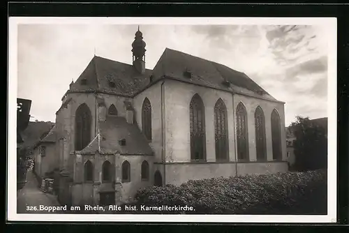 AK Boppard / Rhein, Alte hist. Karmeliterkirche