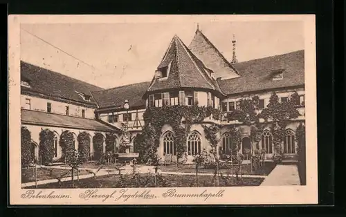 AK Bebenhausen, Herzogliches Jagdschloss, Brunnenkapelle