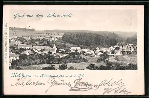 AK Uehlingen / Schwarzwald, Totalansicht