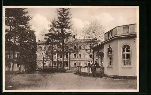 AK Bad Kreischa, Grosses Kurhaus und Speisesaal