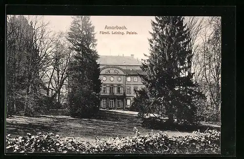 AK Amorbach, Fürstl. Leining. Palais