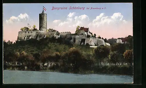 AK Naumburg a. S., Burgruine Schönburg