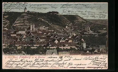 AK Freyburg a. U., Gesamtansicht