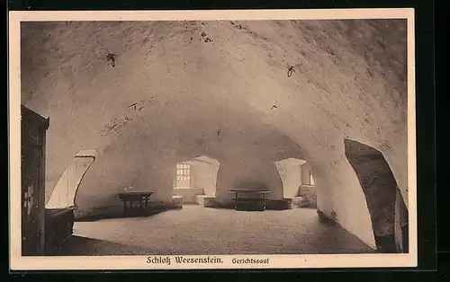 AK Weesenstein, Schloss, Gerichtssaal