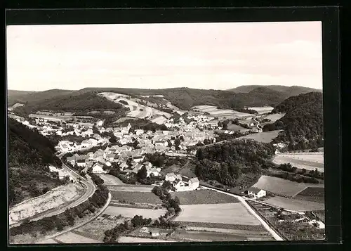 AK Datterode, Ortsansicht vom Flugzeug aus gesehen