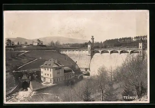 AK Tesnov, Talsperre mit Sperrmauer