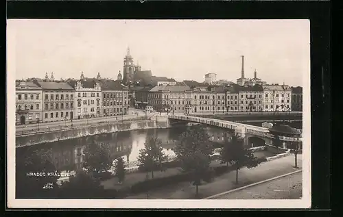 AK Hradec Králové, Flusspartie mit Brücke
