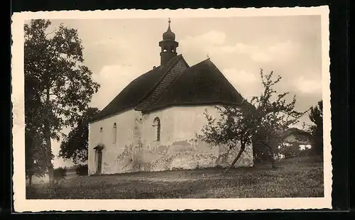 AK Kdyne, Památný kostelík sv. Václava na Brudku