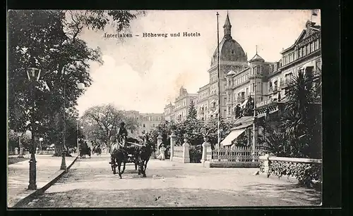 AK Interlaken, Höheweg und Hotels