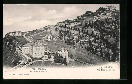 AK Rigi, Rigi-Staffel und Rigi-Kulm