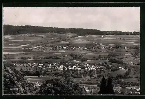AK Bassins, Totalansicht aus der Vogelschau