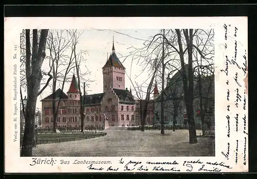 AK Zürich, Das Landesmuseum
