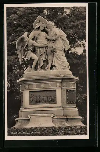 AK Basel, Strassburger-Denkmal