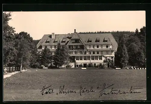 AK Hinterzarten, Hotel Weisses Rössle