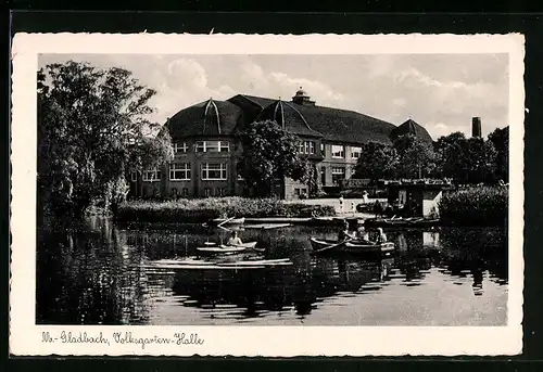 AK M.-Gladbach, Volksgarten-Halle