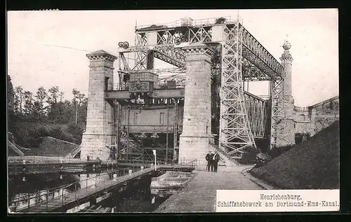 AK Henrichenburg, Schiffshebewerk am Dortmund-Ems-Kanal