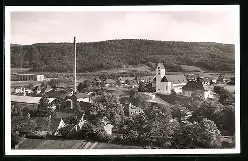 AK Albbruck (Oberrhein), Gesamtansicht aus der Vogelschau