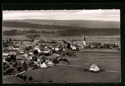 AK Birkendorf, Totalansicht aus der Vogelschau