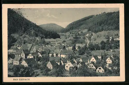 AK Bad Teinach, Gesamtansicht aus der Vogelschau