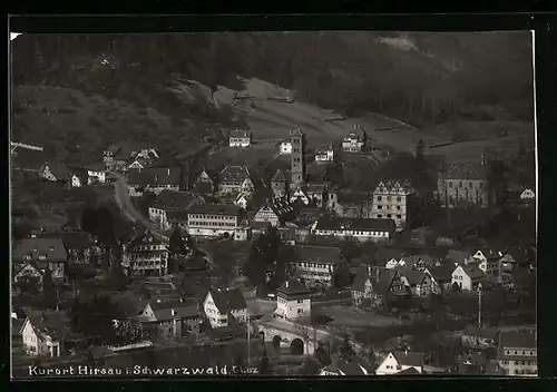 AK Hirsau im Schwarzwald, Ortsansicht aus der Vogelschau