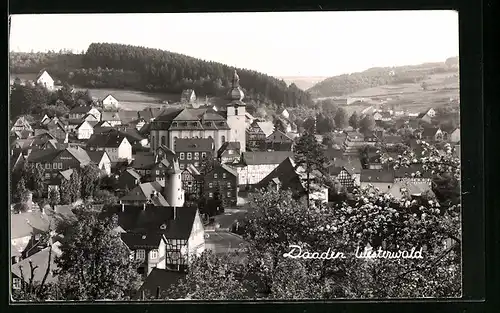 AK Daaden /Westerwald, Gesamtansicht aus der Vogelschau