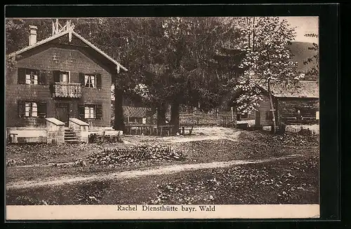 AK Sankt Oswald-Riedlhütte, Rachel-Diensthütte im bayr. Wald