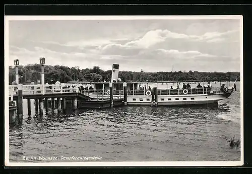 AK Berlin-Wannsee, Dampferanlegestelle